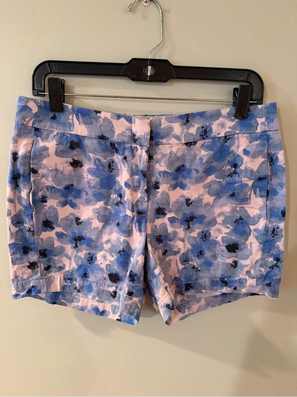 5/$25!! J Crew Shorts with Blue Floral Pattern